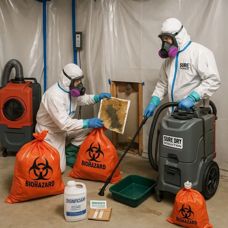 Contaminated Water Handling Protocols process in Union County, IL